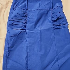 Elegant Blue Maxi Skirt